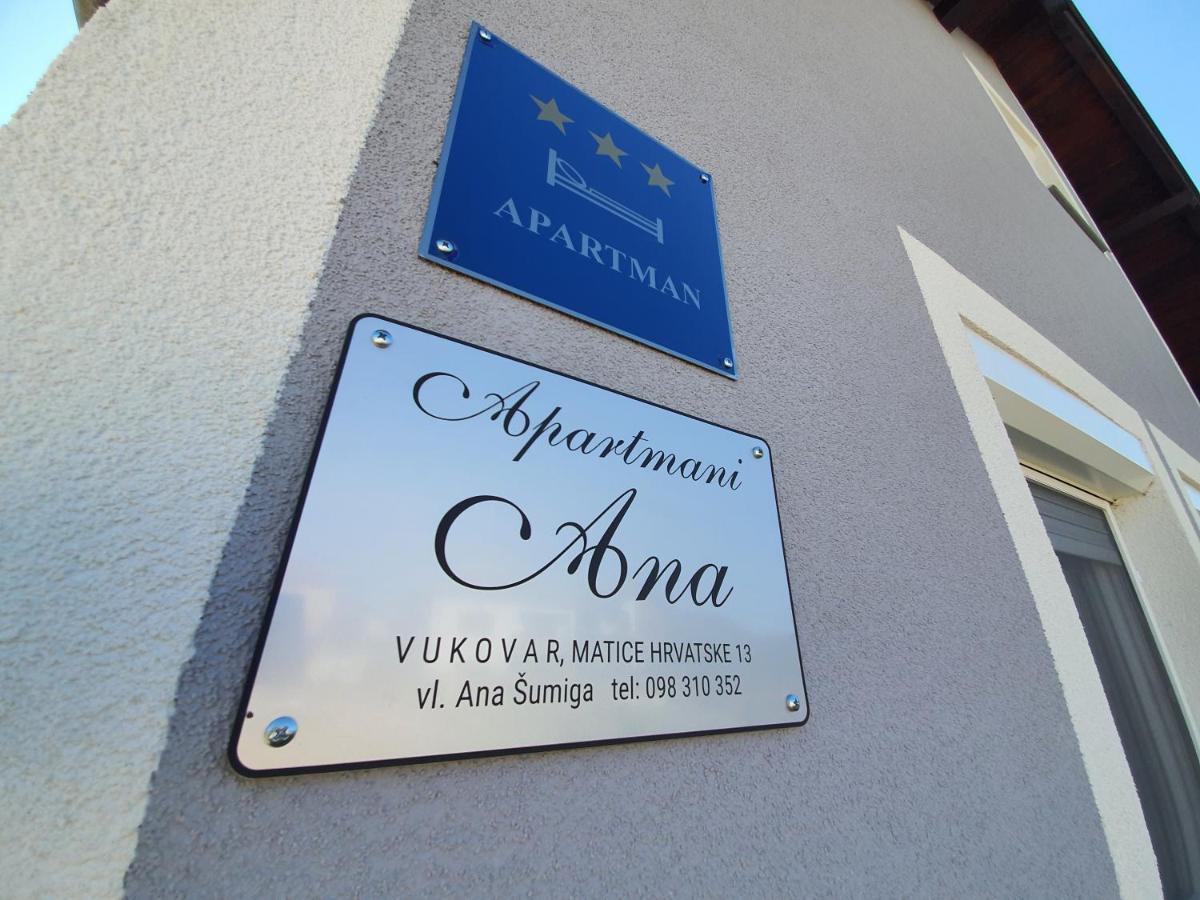 Apartmani Ana Vukovar Exterior foto